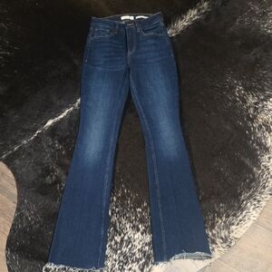 Women's Blue Flared Jeans